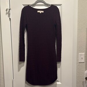 Plum sweater Dress